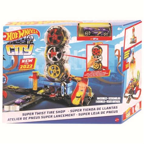 Pista Hot Wheels Super Loja De Pneus Mattel Shopee Brasil
