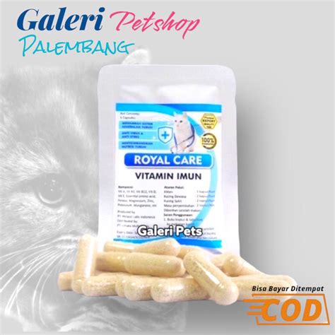 Jual Vitamin Imun Kucing Royal Care Caps Shopee Indonesia