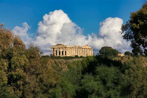 Italie Sicile Sélinonte Temple Grec D héra 409 Av J c Photo