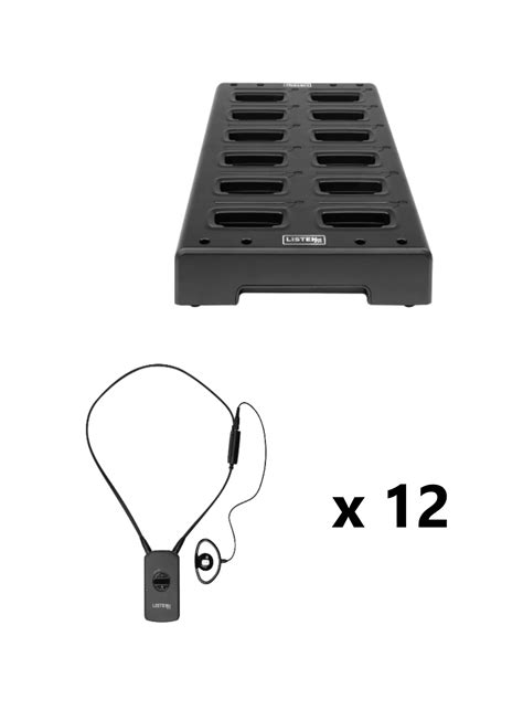 Listen Technologies Intelligent Charger And 12 Dsp Assistive Listening R Lpav