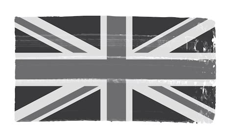 Premium Vector | Old vintage uk flag