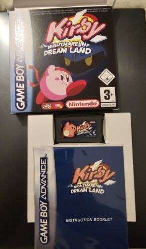 Kirby Nightmare In Dream Land Advance Nintendo Gameboy Advance Game