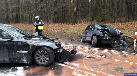 Groźny wypadek Sprawcą pijany kierowca bmw Olsztyn