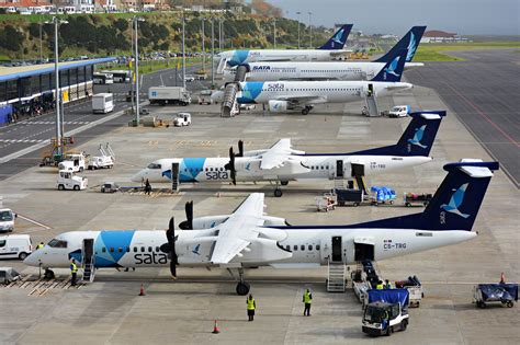 Todos Os Voos Da Sata Air A Ores E Azores Airlines Suspensos Por