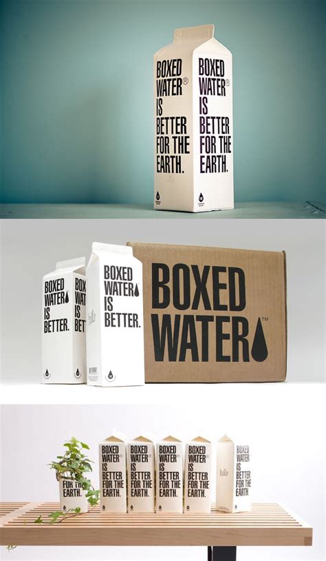 Boxed Water Boxed Water Is Better Box Water Wellness Design