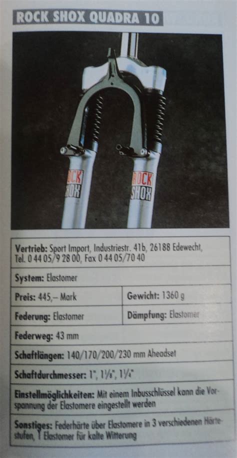 Rock Shox Quadra Retroforksbike