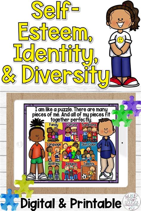 Self Esteem Identity And Diversity Sel And Counseling Lesson In 2021