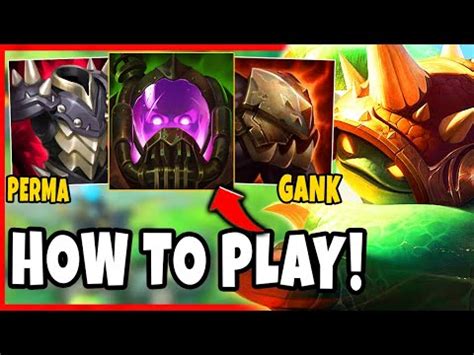 How To Play Rammus Jungle PERMA GANK OVER AND OVER FOR FREE LP