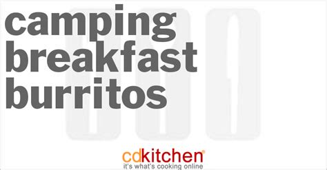 Camping Breakfast Burritos Recipe | CDKitchen.com