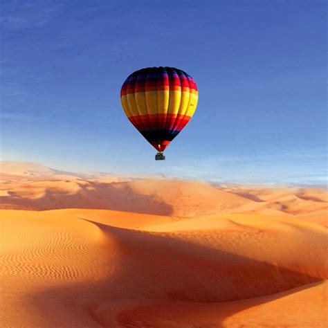 Hot Air Balloon Ride Desert Guide Camp