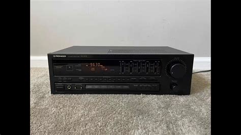 Pioneer Sx R Home Stereo Audio Am Fm Receiver Youtube