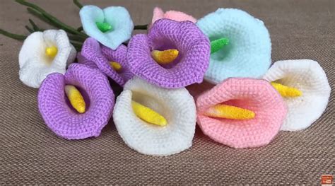 How To Crochet A Calla Lily Step By Step Tutorial With Free Pattern