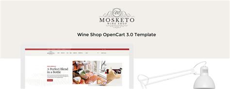 Mosketo Wine Shop Opencart Template Templatemonster