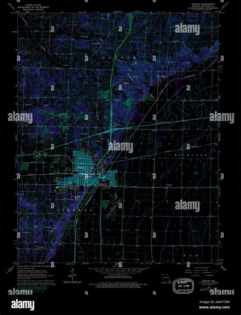 Dexter Missouri Map Hi Res Stock Photography And Images Alamy
