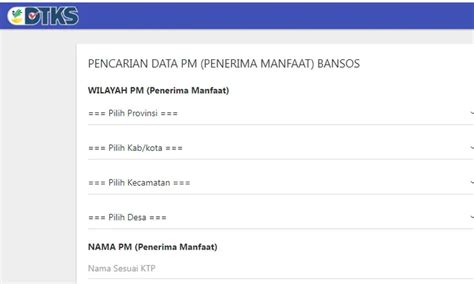 Input Nik Ktp Dan Kk Ke Cekbansos Kemensos Go Id Cek Penerima Bansos