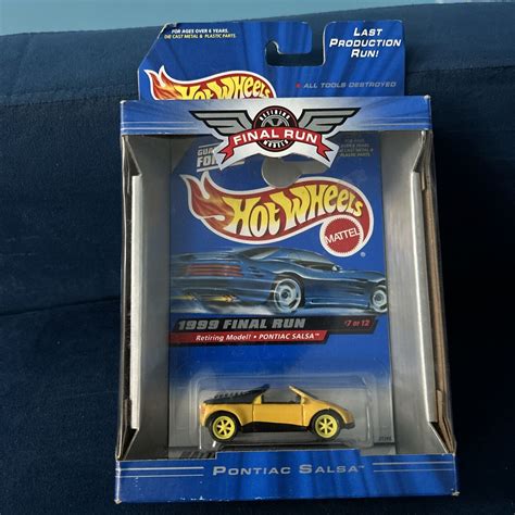 Hot Wheels Final Run W Box Yellow Pontiac Salsa Free Ship Ebay