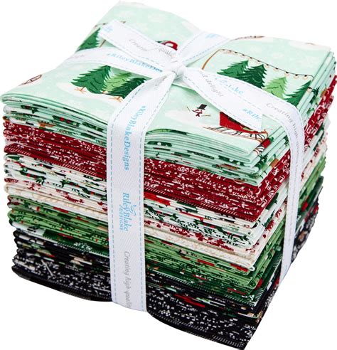 Amazon Riley Blake Christmas Traditions Fat Quarter Bundle 24 Pcs