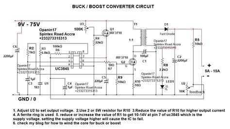 Dc To Dc Step Down Converter Circuit Diagram Step Down Dc Dc