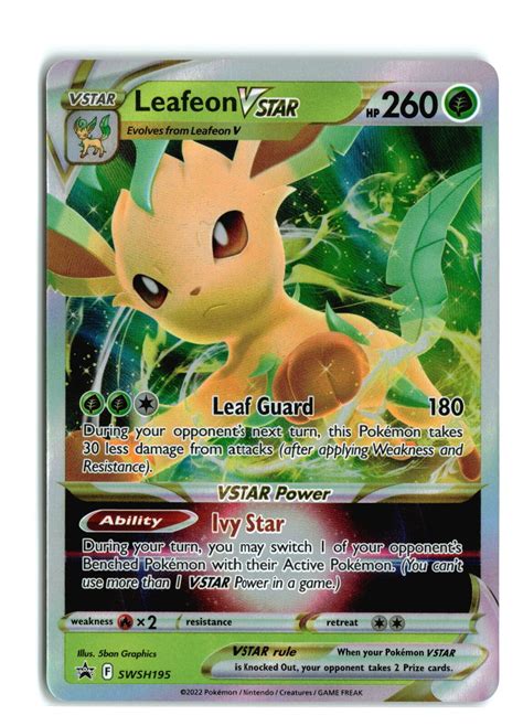 Leafeon Vstar Swsh Promo Pokemon Tcg Nm Ebay