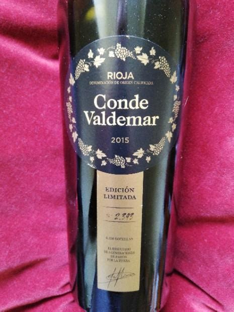 Bodegas Valdemar Rioja Inspiraci N Edici N Limitada Spain La