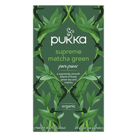 Pukka Organic Supreme Matcha Green Tea Holland Barrett