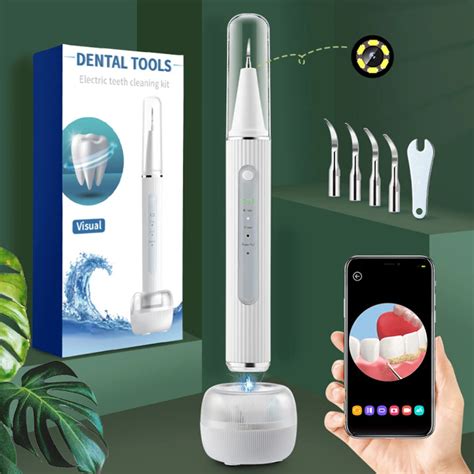 El Trica Visual Ultrasonic Tooth Cleaner C Mera Scaler Dental