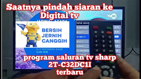 Cara Mencari Siaran Digital TV Sharp 32 Inch Terbaru 2022 Seri 2T