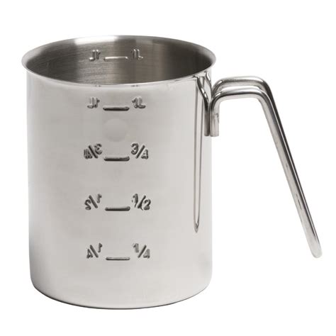 Graduated Stainless Steel Measuring Jug 1Ltr Leeds York UK HotelWare