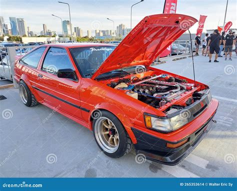 Toyota Ae At Gt Summer Fest In San Juan Philippines Editorial Stock