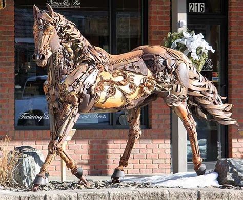 Pin By Ewa Górniak On World Of Equines Horse Art Junk Metal Art