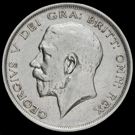 George V Silver Half Crown Scarce Avf