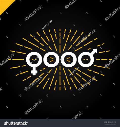 Good Typography Sex Man Woman Sign Stock Vector Royalty Free 586391873 Shutterstock