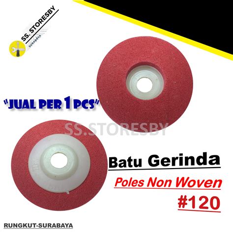 Mata Gerinda Amplas Batu Grinda Non Woven In Grit Spon Poles