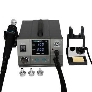 Sugon W In Intelligent Digital Display Soldering Iron Hot Air Gun Rework Station