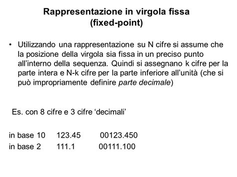 Rappresentazione Di Numeri Reali Ppt Scaricare