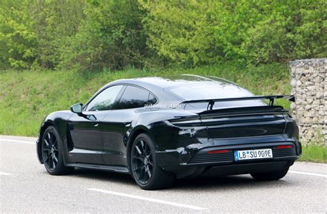 Porsche Spied Testing 1 000 HP Taycan Turbo GT Should Tesla Be Worried