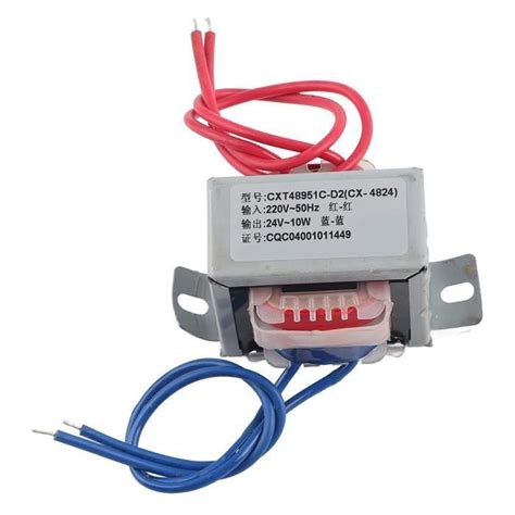 EJ Life Transformateur De Puissance EI AC 12V 24V Tension De Sortie 10W