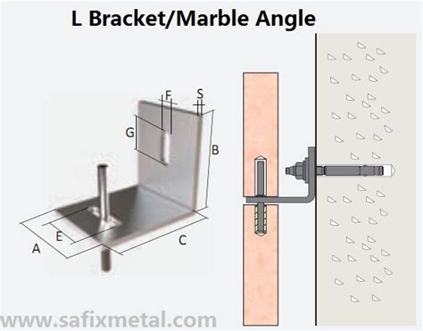 L Bracket Marble Anglestone Cladding Fixingsmarble Fixing Accessories