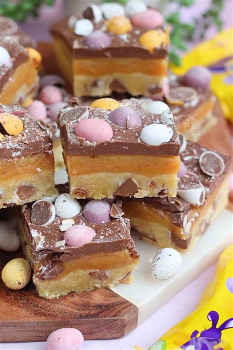 Mini Egg Millionaires Shortbread Jane S Patisserie Easter Cooking