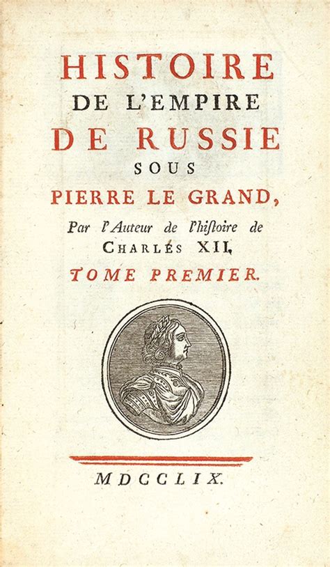 [Вольтер] История Российской Империи во времена Петра Великого ...