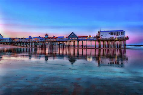 The Pier At Old Orchard Beach Photograph By Larry Richardson