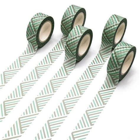 Cinta Washi Zig Zag Cinta Washi Geom Trica Etsy Espa A