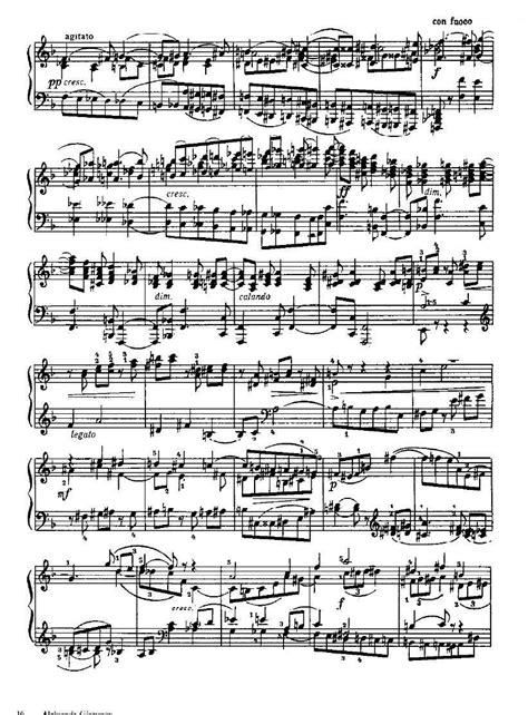 Glazunov Prelude and Fugue in D minor op 62 钢琴谱 简谱