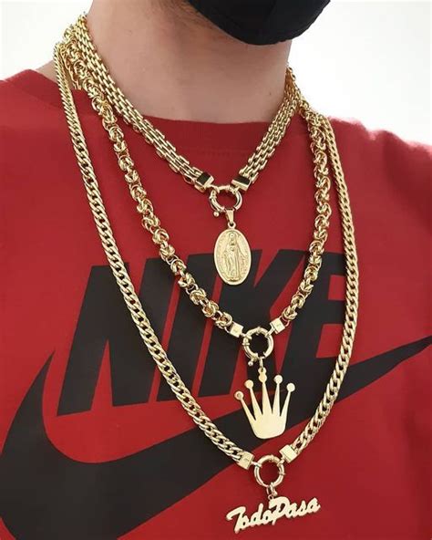 Men Necklace Necklaces Instagram Clocks Gold Jewels Collar