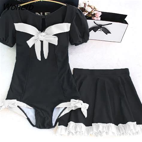 Woherb Girls Fashion Kawaii Women Vacation Bikini Swimsuit Mini Dress