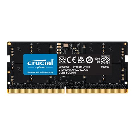 Crucial Gb X Gb Ddr Mhz Sodimm Laptop Memory Ct G C S