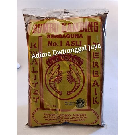 Jual Bumbu Kambing Cap Udang 1Kg Shopee Indonesia