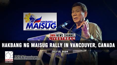 LIVE Hakbang Ng Maisug Rally In Los Angeles NewsR VIDEO