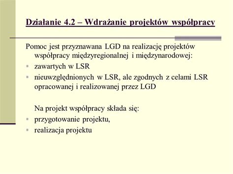 DZIAŁANIA OSI 4 LEADER W RAMACH PROW ppt pobierz