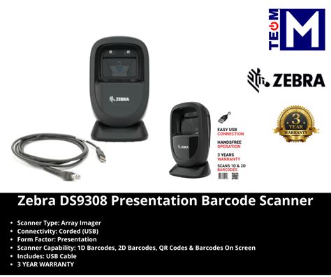 Zebra Ds Presentation Barcode Scanner